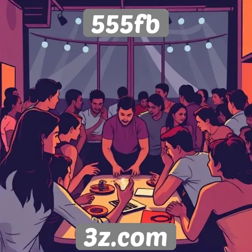 Como a comunidade interage no 555fb